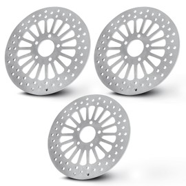 Youxmoto 11.5 Brake Rotors (2pcs Front + 1pc Rear), 2000-2007 for Harley Road King Street Glide Electra/for Night Train/for Fat Boy/for Softail Standard, for Sportster Super Glide/for Low Rider