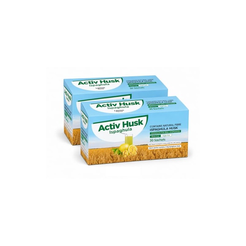 Ispaghula Husk Lemon Drink Sachets | Contains Natural Fibre |