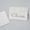 AZAZA 50 Pcs Place Cards with Gold Foil - Table