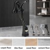 TA-VIGOR 2pcs 4 Inch Kickdown Door Stopper with One-Touch Pedal