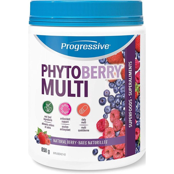 Progressive PhytoBerry Multi (6-8 Servings of Fresh Fruit + Multivitamin), 850g