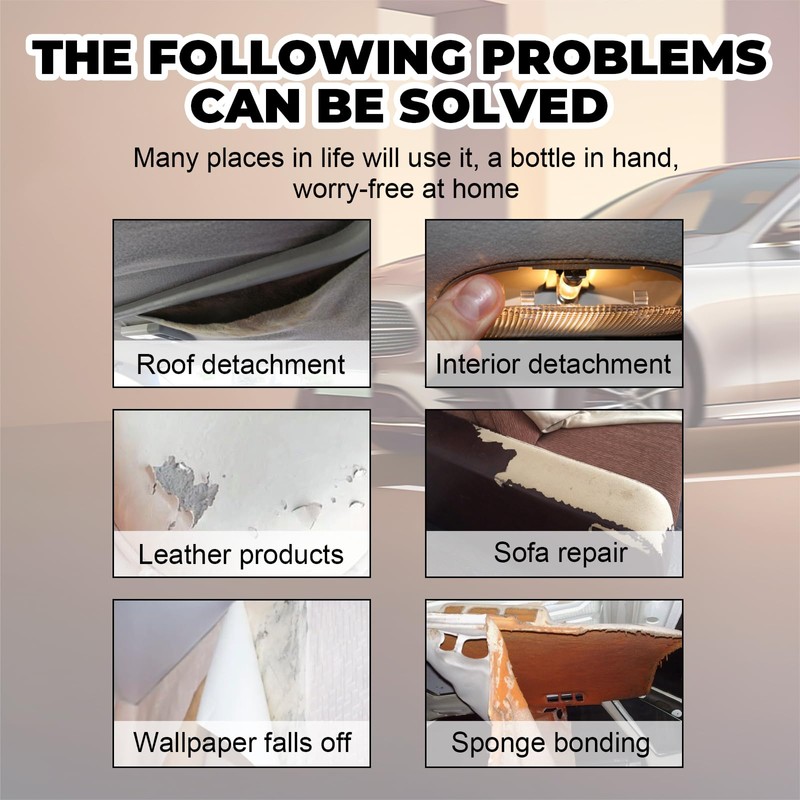 Car Headliner Repair Adhesive - Upholstery & Roof Liner Quick