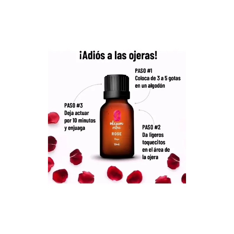 Aceite Esencial De Rosa 100% Puro Y Orgánico 10ml