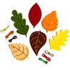 Papierdrachen Felt Leaves Craft Set for Threading - Autumn Decoration