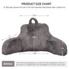 Aimuan Reading Pillow Bed Rest Pillow with Arms Rabbit Fur