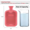 HomeTop Premium Classic Rubber Hot or Cold Water Bottle with