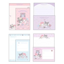 CRUX 305149 My Melody & Kromi My Select Letter Angel Letter Set Letters, Mane Messages, Stationery, Envelopes, My Melody 50th Anniversary & 20th Anniversary