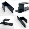 2 Pack Door Barricade Brackets Heavy Duty Door Security Brackets