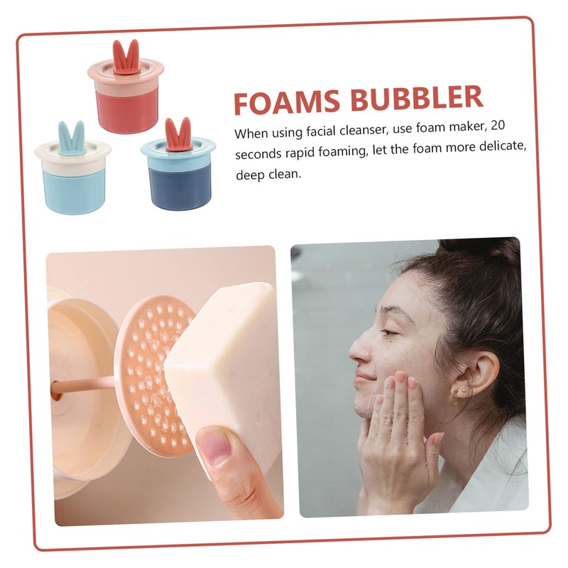 Beavorty Effortless Bubble Creation: Face Wash Bubble Maker Simple Foaming