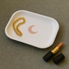 Brando Moon Small Metal Jewelry Tray - Lightweight Makeup Tray
