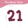 Leopard Print Number 17 Party Decorations - Pink Cheetah 17th