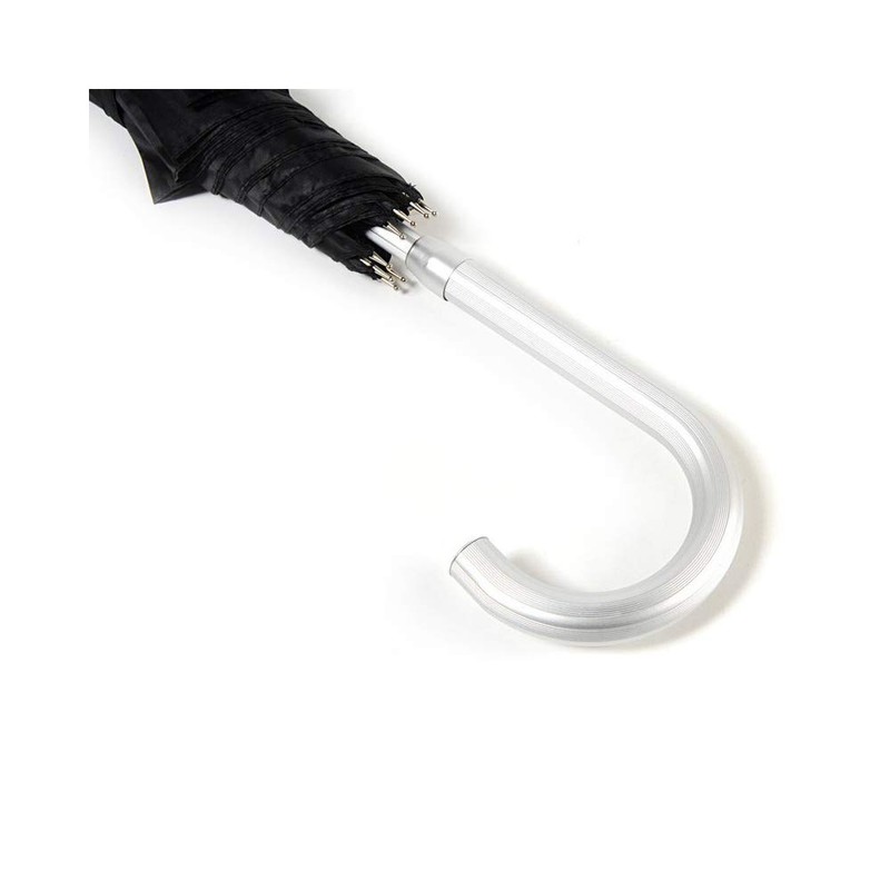 Black Aluminium Frame Jollybrolly Umbrella Automatic Opening Lighweight Crooked Handle