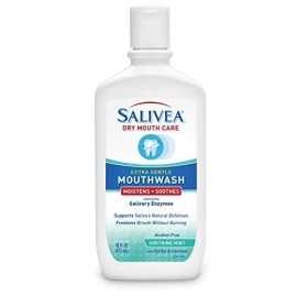 Salivea 2 Pack Salivea Dry Mouth Care Extra Gentle Mouthwash Soothing Mint 16 oz Each