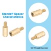 PATIKIL M2 x 6 mm + 3 mm Spacer Screws,