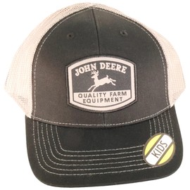 John Deere 53080916Ch Youth Baseball Baseball Cap Hat Charcoal