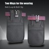 Small Tool Bag with Belt Jacket Multi Pocket Holster Case