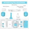 PETGEEK Interactive Dog Bone Toy, Automatic Dog Chase Toy, Electronic