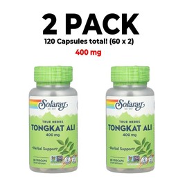 Solaray, 3 PACK, 400 mg, 60 VegCaps each, Men & Women's Health, Fertility Energy