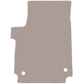 Wielganizator Car Mat - Fits Volkswagen Amarok Pickup 2010- - Velour - Car Accessories - Car Floor Mats - Floor Mat Car - 1 Piece - Beige