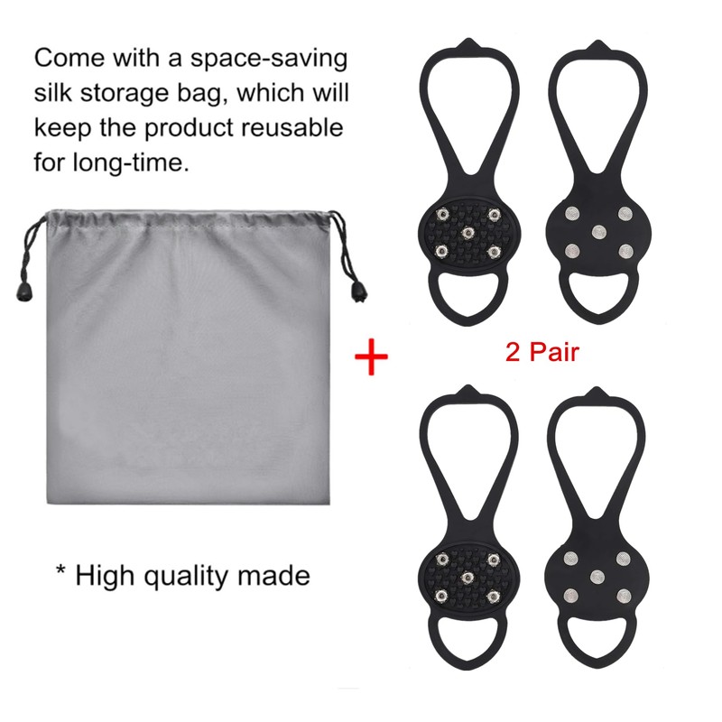 LACE INN Non Slip Gripper Spike, Ice Grippers Traction Cleats