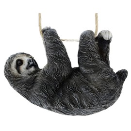 Distinctive Designs, Sloth Tree Hanger Figurine (Baby 6inch), Grey