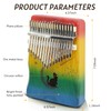 17 Key Kalimba Thumb Piano - Portable Finger Piano with