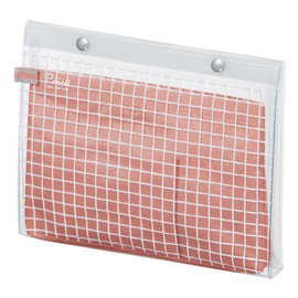 Kokuyo Piiip F-VBF243-6 Pouch, Bag-in-Bag, Pen Case, Large Capacity, A5, Transparent with Inner Case, Idol Support Activities