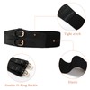 AWAYTR Wide Waist Belts for Women Dresses - Double D-Ring