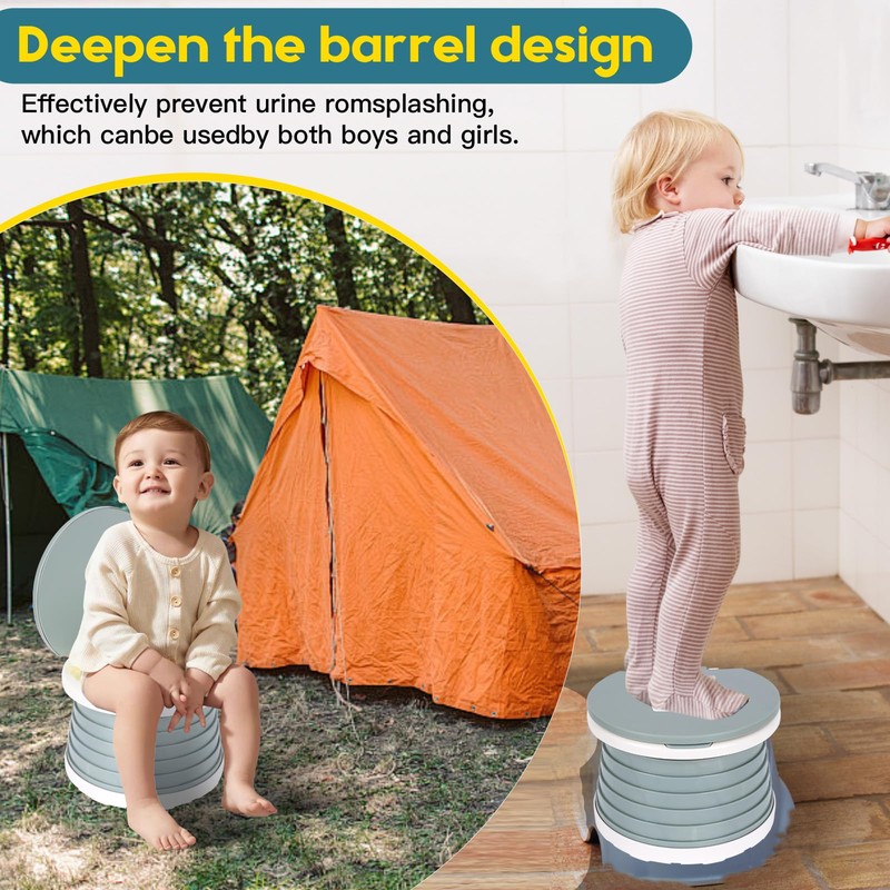 SunnySmile portable, foldable potty seat for toddler, Training Toilet Seat