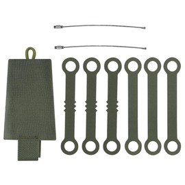 DONGKER Glow Sticks Bag, Tactical Glow Stick Holder, Tactical Glow Sticks Pouch with Rope for Outdoor Hunting Airsoft Equipment