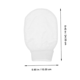 SAFIGLE 2Pcs Exfoliating Bath Gloves Soft Skin Cleaning Mitts for Gentle Exfoliation for Shower Routine Like Texture for Men and Women