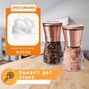 Kitchen Bliss Premium Copper Stainless Steel Salt and Pepper Grinder