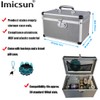 Imicsun Lockable Med Storage Box Keys, Large Charcoal Gray Family