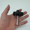 URIMPAVIDO 2PCS Lawn Mower Handle Knob Triangle Handle Knob Nut