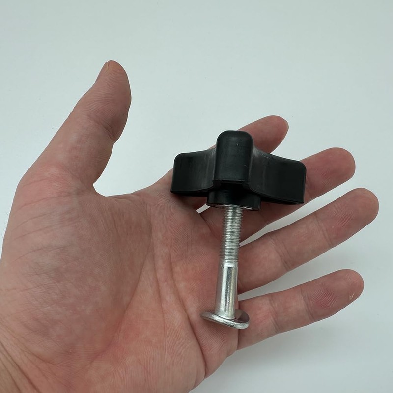 URIMPAVIDO 2PCS Lawn Mower Handle Knob Triangle Handle Knob Nut