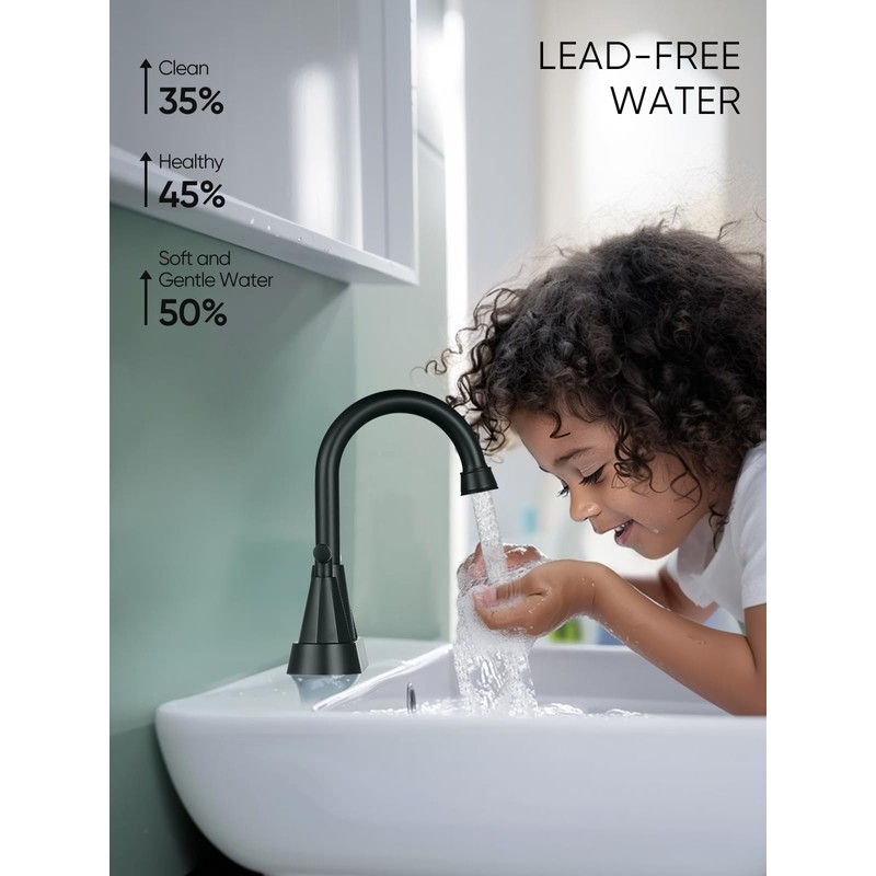 Cobbe Bathroom Faucets for Sink 3 Hole, 4 Inch with