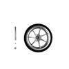 helavo Helavo Spare Part: Rear Wheel for Helavo H1210 Walker Series