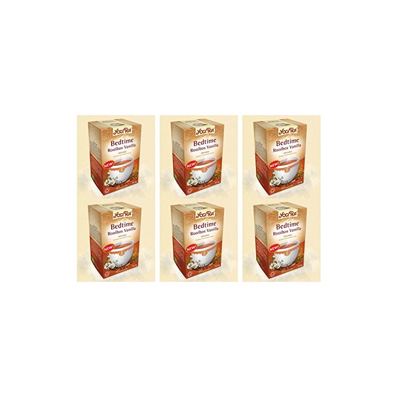 (6 PACK) - Yogi Tea - Org Bedtime Rooibos Vanilla