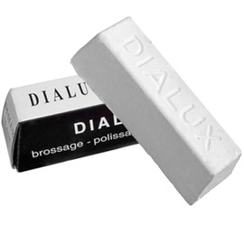 Dialux White Polishing Compound Bar – Final High Luster Rouge for Silver, White Gold, Soft Metals & Plastics –Professional Jewelry Buffing & Finishing Paste