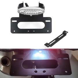 REARACE Motorcycle Fender Eliminator Compatible with Husqvarna 701 Enduro/Supermoto 2016-2024 License Plate Bracket Holder Tail Tidy (White)