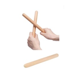 Dodef Wood Premium Wooden Rhythm Sticks for Kids - Set of 16 Musical Sticks for Music Education and Creative Expression - Lummi Sticks Musical Instruments Ideal for Kids