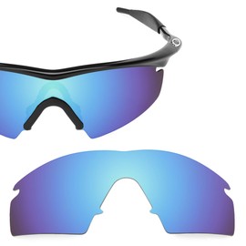 Revant Replacement Lenses for Oakley M Frame Strike sunglasses, UV Protection, Anti-Scratch and Impact Resistant, Non-Polarized Ice Blue Mirrored