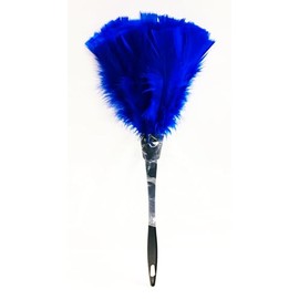 33cm Blue Duster - Tried and tested dusting tool with natural feathers to glide over objects