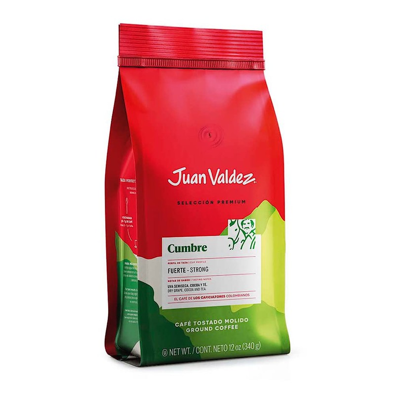 Juan Valdez Cumbre Ground Coffee, Dark Roast 12 OZ -