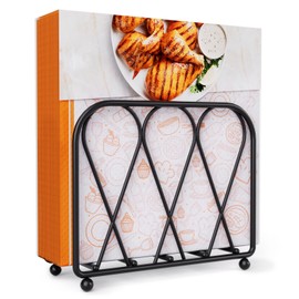 Napkin Holder for Table, Black Metal Paper Napkin Holder for Dining Table, Modern Decor for Home Dinner in Kitchen or Dining Room, Standing Napkin Dispenser for Kitchen Countertop Restaurant Bar