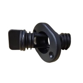 yiheozux 2 Pieces Marine Transom Drain Plug Screw Type for Boats with O-Ring Fits 1" Hole
