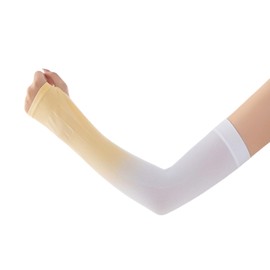 Yogwoo UV Protection Arm Cover, UPF 50+ UV Reduction, Over 99.9% Protection, Absorbent, Quick Drying, Cool Touch Feel, Left and Right Set, Includes Finger Holes, Breathable, Stretchable, Sunburn