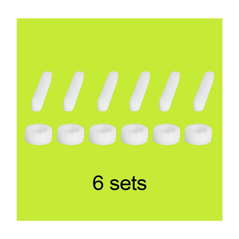 FURBULOUS Cube Automatic Animal Water Dispenser Sponge Filters (6 sets)