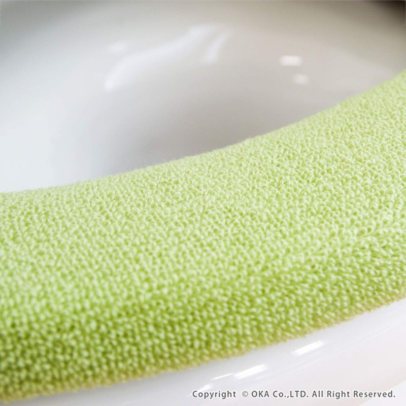 OKA Etoffe Toilet Seat Cover, For U-Shaped Seats, Antibacterial, Odor