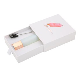 Multifunctional Hexagonal Prism Jade Face Massager Roller Skin Tightening Lifting Facial MassagerWhite